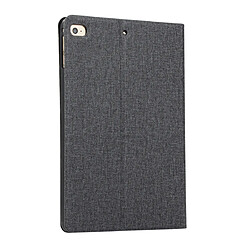 Avis Wewoo Housse Étui Coque en cuir à rabat horizontal TPU tissu Texture pour iPad Mini 2019 et 4avec support Noir