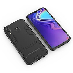 Wewoo Coque antichoc PC + TPU pour Galaxy M20, avec support (Noir)