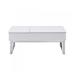 Le Quai des Affaires Table basse FLOWER - Blanc