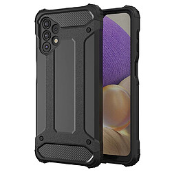 Ozzzo hybrid armor coque tough rugged cover pour samsung galaxy a73 noir