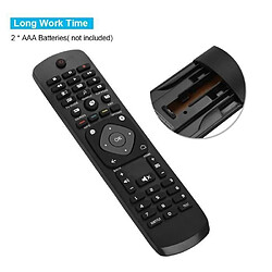 Yoidesu Télécommande pour PHILIPS Télécommande universelle Philips 4K TV compatible PHILIPS HOF16H303GPD24 TV NETFLIX Fernbedie