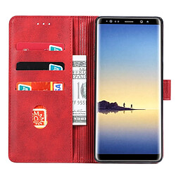 Acheter Wewoo Housse Coque Pour Galaxy Note 8 GUSSIM Business Style Étui en cuir à rabat horizontal avec support et fentes cartes et portefeuille rouge