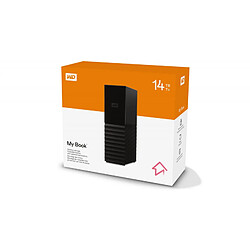 Disque dur externe Western Digital My Book WDBBGB0140HBK 14 To Noir pas cher