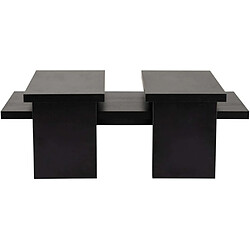 Acheter Hanah Home Table basse en aggloméré 110 x 45 x 41,4 cm Sanctuary noir.