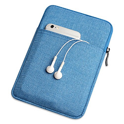 Wewoo Housse Étui Coque Sac de protection antichoc Canvas + Space Cotton + Plush pour iPad Air 10,5 pouces 2019 Bleu