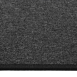 Avis vidaXL Tapis de couloir Anthracite 80x250 cm