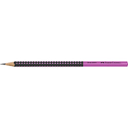 FABER-CASTELL Crayon graphite GRIP 2001 TWO TONE, rose ()