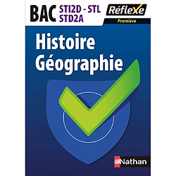 Histoire géographie, bac STI2D, STL, STD2A : première - Occasion