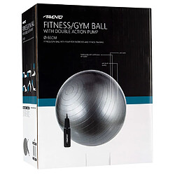 Acheter Avento Ballon de fitness/d'exercice avec pompe Diamètre 65 cm Argenté