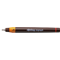 rotring Stylo à encre de chine isograph 0,20 mm, noir ()