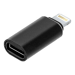 Avizar Adaptateur iPhone Lightning vers USB-C femelle Charge et Synchro - Noir 