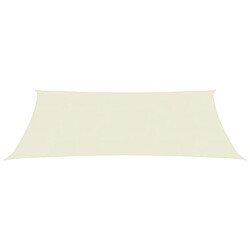 Helloshop26 Voile d'ombrage 160 g/m² crème 4 x 5 m pehd 02_0009096