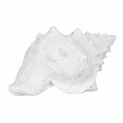 BigBuy Home Figurine Décorative Blanc Conque 21 x 14 x 12 cm