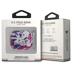 Us Polo U.S Polo Coque pour AirPods Pro Palm Antichoc Rigide Violet pas cher