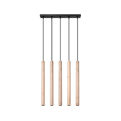 Luminaire Center Suspension Pastelo Acier,Bois Bois