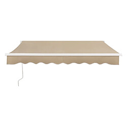 Helloshop26 Store banne avec manivelle 250 x 200 cm beige 03_0008298