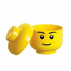 LEGO 40321725 Tête de Rangement Empilable Fille, Jaune, L