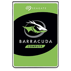 Seagate Technology BarraCuda Compute Disque Dur Interne 2000Go HDD 2.5" 5400tr/min Serial ATA 600 Argent