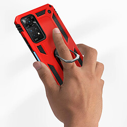 Avis Avizar Coque pour Xiaomi Redmi Note 11 Pro 5G Antichoc Bague Support Vidéo Rouge