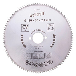 Wolfcraft - 1 Lame scie circulaire 100dts Ø150x20mm - 6264000