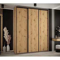 Abiks Meble Armoire DAVOS 1 À Portes Coulissantes 235,2/190/60 3 Portes