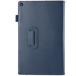 Avis Wewoo Housse Étui bleu foncé pour Sony Xperia Tablet Z2 10.1 Litchi Texture en cuir avec support