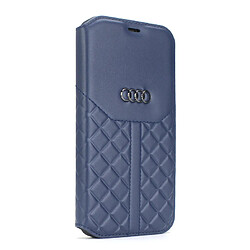 Avis Audi Coque pour iPhone 13 - Bleu Q8 Serie cuir véritable