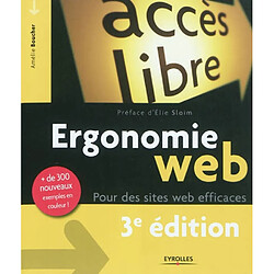 Ergonomie Web : pour des sites Web efficaces - Occasion