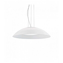 Ideal Lux Suspension Blanche LENA 3 ampoules Largeur 11 Cm