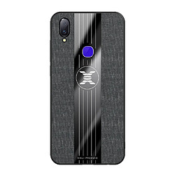 Wewoo Coque Souple Étui de protection TPU antichoc Texture pour tissu Vivo V11i / Z3i XINLI Noir