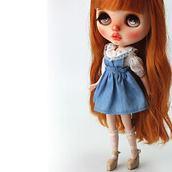 Chaussettes à Encolure Et Bas En Dentelle Pour 12 Pouces Blythe Doll Dress Up White