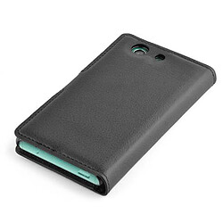 Cadorabo Coque Sony Xperia Z3 COMPACT Etui en Noir pas cher