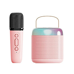 Yonis Microphone Bluetooth Portable Puissant Rose