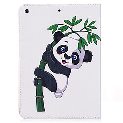 Avis Etui en PU impression motif folio pliable panda grimpant sur le bambou pour votre Apple iPad 9.7 (2017)