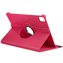 Avizar Étui Clapet pour iPad Pro 11 2024 Folio Rotatif 360 Support Stand Fuchsia