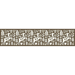 Alter Chemin de cuisine, 100% Made in Italy, Tapis antitache avec impression numérique, Coulisse antidérapante et lavable, Nordic - Modèle Chantelle, 240x52 cm