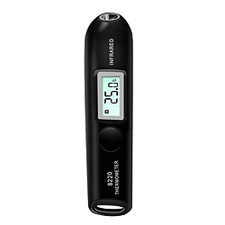 Thermomètre Infrarouge LCD Numérique Sans Stylo Capteur De Température Tactile Noir