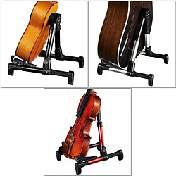 Avis Wewoo Simple Pliant Vertical Guitare Violon noir Ukulele Bracket Musical Instrument Stand