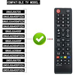 Avis SANAG Telecommande Aa59-00786A Pour Samsung Lcd Led Smart Tv Ue32F6470 Ue32F6470Ss Ue32F6470Ssxzg Ue32F6510 Ue32F6510Ss Ue32F6510Ssxxc Telecommande Samsung-Aucune Configuration Requise