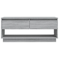 Acheter vidaXL Meuble TV Sonoma gris 102x41x44 cm Bois d'ingénierie