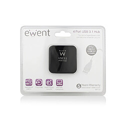 Avis Eminent Ewent EW1134 USB 3.1 (3.1 Gen 2) Type-A 5000Mbit/s Noir hub & concentrateur