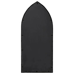 Avis vidaXL Miroir Noir 100x45 cm Fer pour utilisation à l'intérieur