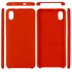 Coque en silicone liquide mou rouge pour votre Xiaomi Redmi 7A