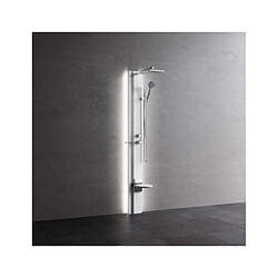 Avis Colonne de douche hydromassante avec LED NOVELLINI LINE 1 blanc 215 cm