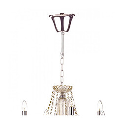 Luminaire Center Chandelier sans abats jours Raphael Chrome poli,verre à champagne 12 ampoules 70cm