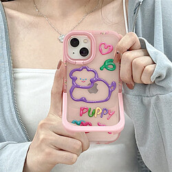 Avis GUPBOO Étui pour iPhone13 Coque souple transparente pour téléphone portable graffiti chien couleur