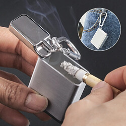 Universal Mode Portable Mini Cendrier Avec Couvercle Porte-clés Poche Voyage Cendrier Cigarettes Bouteilles Métalliques Sacs de Rangement | Accessoires Cigarettes