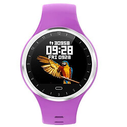 Chrono Regarder Smart Android IOS Sports Fitness Calorie Wristband Porter Smart Montre(Mauve)