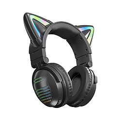 Yonis Casque Audio Sans Fil Oreilles De Chat RGB