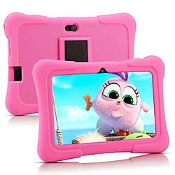 Yonis Tablette Enfant 7 Pouces Android 10 Quad Core 1GB 16GB WiFi Bluetooth Tablette Enfant 7 Pouces Android 10 Quad Core 1GB RAM 16GB ROM WiFi Bluetooth Double Caméra Éducation Rose YONIS